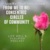 From Me to We: Concentric Circles of Community