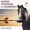 EP156: Stop Breaking Horses