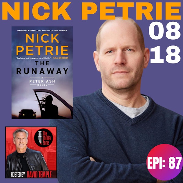 Nick Petrie, author of The Runaway