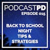 Back to School Night Tips and Strategies - PPD015