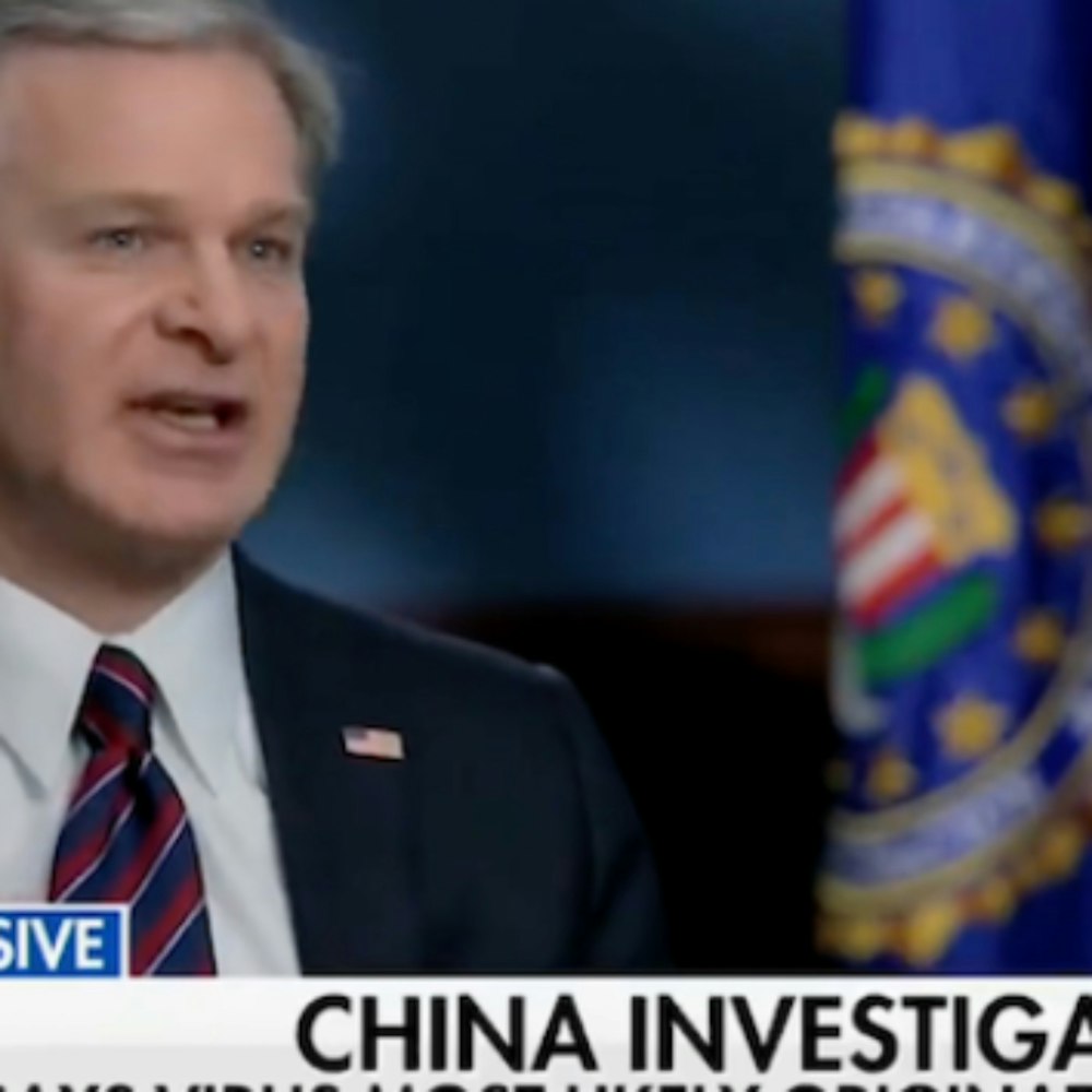 FBI Director Confirms COVID Came From Chinese Lab