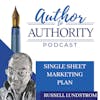 Ep. 359 -Single Sheet Marketing Plan with Russell Lundstrom