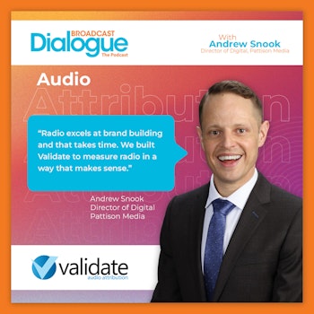 Andrew Snook talks Validate Audio Attribution