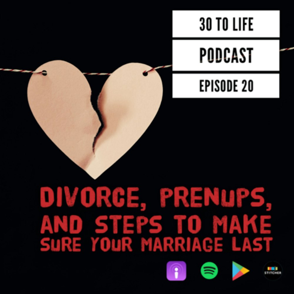 Ep 20: Divorce, Prenups, And Steps To Make Sure Your Marriage Last
