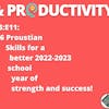 S3:E11: 6 Proustian Skills for a better 2022-2023 school year of strength and success! #teachbetter