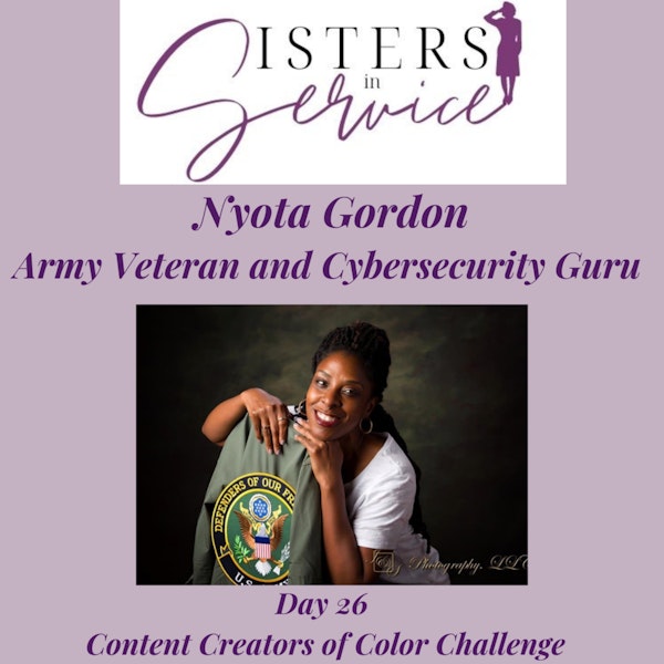 Day 26 - Sisters in Service - Nyota Gordon