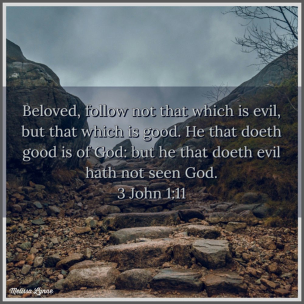 December 7, 2022 - Follow Not that Which is Evil