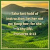 January 22, 2023 - Take Fast Hold of Instruction