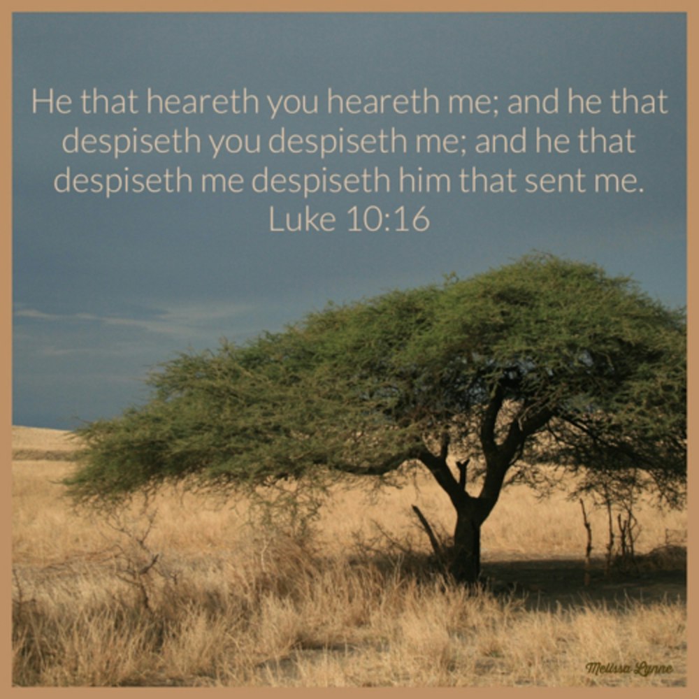 April 3, 2023 - He that Despiseth Me Despiseth Him that Sent Me