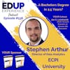 536: A Bachelors Degree in 2.5 Years? - with Stephen Arthur, Director of Data Analytics at ECPI University