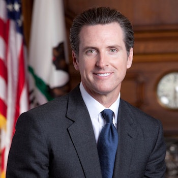 Profiles in Covid: California Governor Gavin Newsom and S.F. Mayor London Breed.