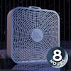 Box Fan White Noise for Sleep, Relaxation or Studying | 8 Hours