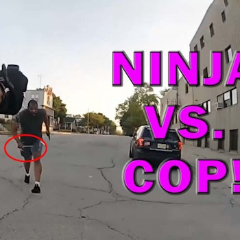 Wannabe Ninja Versus Cop Ends As Expected On Video! LEO Round Table S08E13