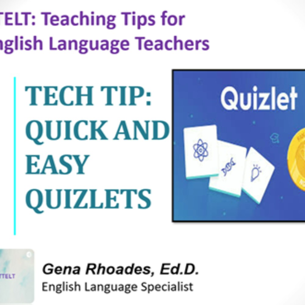 6.0 Tech Tip: Quick and Easy Quizlets