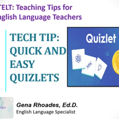 Episode image for 6.0 Tech Tip: Quick and Easy Quizlets