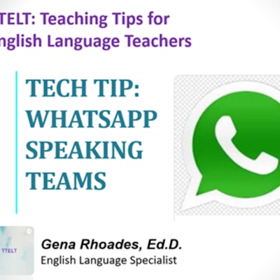 Episode image for 10.0 Tech Tip: Whatsapp Speaking Teams