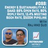 #088: Energy & Sustainability A.I. SaaS: 68% open rate, 90% reply rate, 13.4% meeting book rate, $500k pipeline (Raj and Sud)