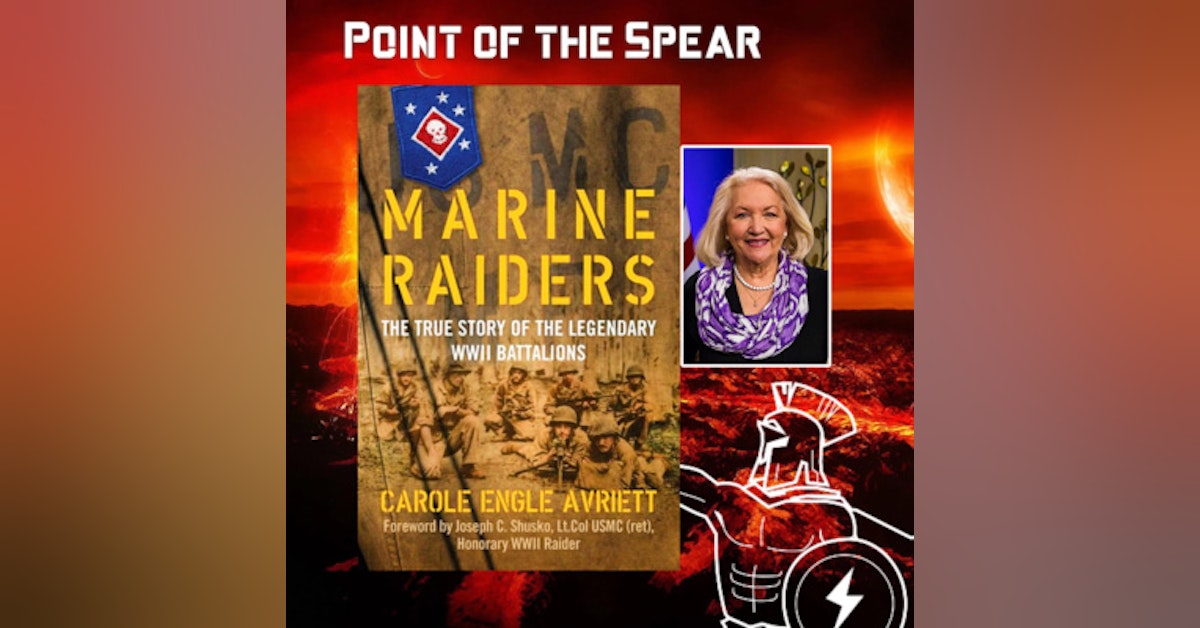 Author Carole Engle Avriett, Marine Raiders: The True Story of the Legendary WWII Battalions