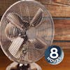 Vintage Fan = White Noise Relaxation 8 Hours | Fan Sounds for Sleep, Studying