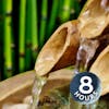 Bamboo Water Fountain 8 Hours | Relax & Get Your Zen On with Water Sounds White Noise