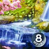 Japanese Garden Calming Water Sounds 8 Hours | Relax, Sleep, Study or Meditate