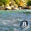 Relaxing Nature Sounds River White Noise 8 Hours | Use for Sleeping, Studying, Writing or Focus