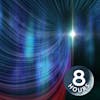 Cosmic Glow White Noise 8 Hours | Powerful Space Sound for Stress Relief, Sleep or Study