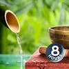 Bamboo Water Fountain + Tibetan Bowls 8 Hours | White Noise with Relaxing Music for Sleep, Studying, Meditation, Yoga