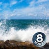 Water Sounds for Relaxation or Focus | Sound of Waves Crashing on Rocky Beach 8 Hours