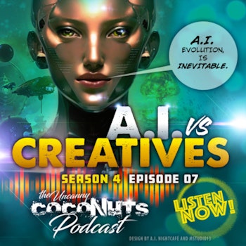 S4E7 – A.I. vs Creatives; A.I. Evolution is Inevitable.
