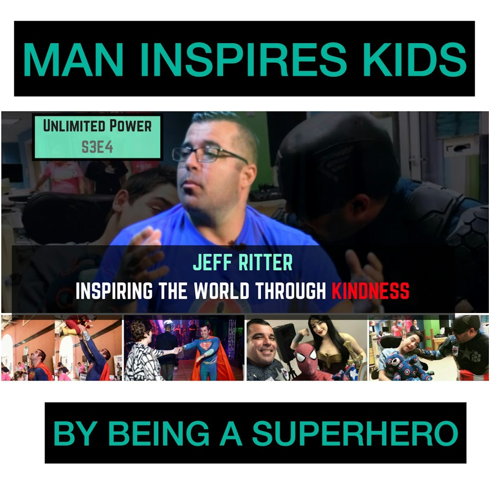 Man Dresses up as Super Heroes to Inspire Kids in the hospital | UPS3E4 Jeff Ritter
