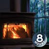 Rain Sounds for Sleeping with Crackling Fire | Rainstorm Noises and Fireplace Ambience 8 Hours