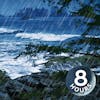 Heavy Rain & Crashing Waves 8 Hours | Rainstorm and Ocean Sounds for Relaxation and Sleep