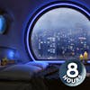 Sleep with Rain & Cozy Fireplace Sounds 8 Hours | Rainy Night at Luxury Hotel