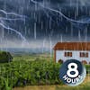 Relax to Rain Sounds for Sleep (with Thunder) on Charming Vineyard I 8 Hours Thunder and Rain Sounds