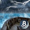 Rain, Thunder, and Stormy Ocean Sounds on Wooden Ship | 8 Hour Sleep Ambience