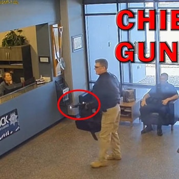 Chief Unknowingly Points Long Gun At Employees On Video! LEO Round Table S08E66