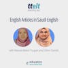 S3 17.0 Analysis of English Articles in Saudi English