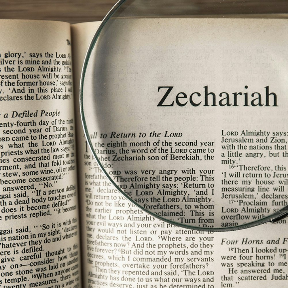 Bible Study Exercise: Zechariah 12 Pt 3