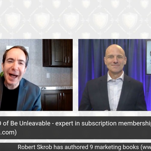 Rober Skrob, CEO Be Unleavable, Author Retention Point, expert in subscription retention service