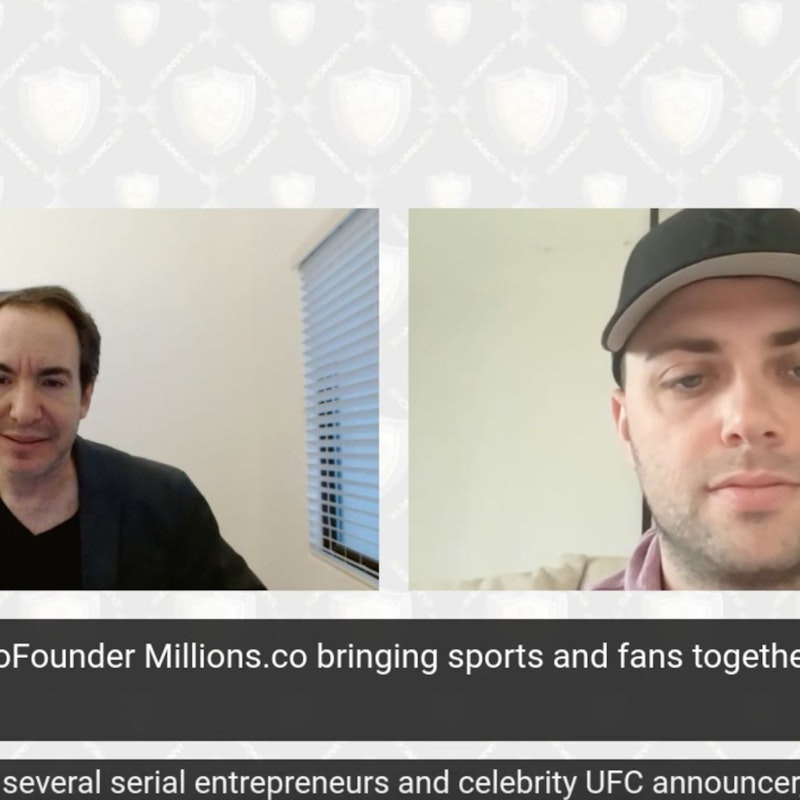 Brandon Austin CoFounder Millions.co leading watch part platform for sports