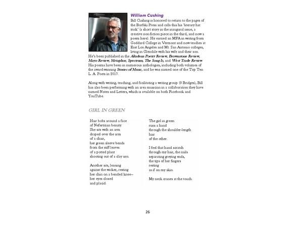 The QL_P Reading Series Presents Bill Cushing