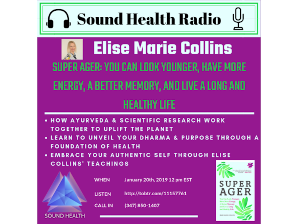 Sound Health Radio with Elise Collins & Her Book: Super Ager
