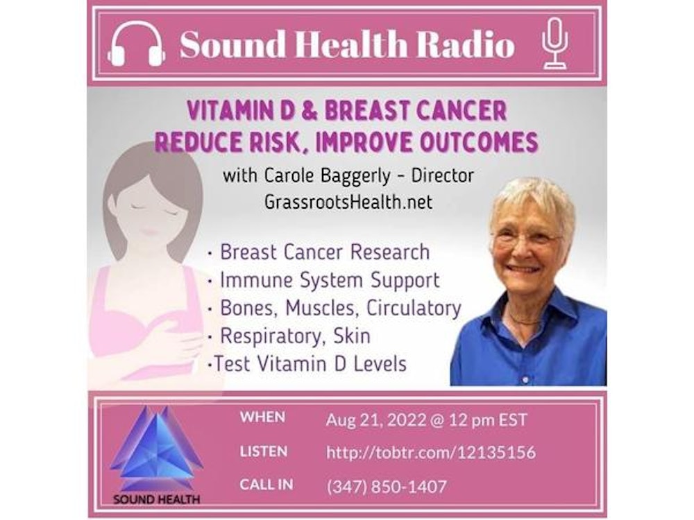 Vitamin D & Breast Cancer Reduce Risk, Improve Outcomes