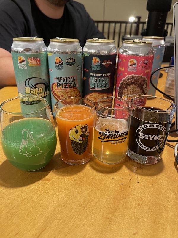 Urban South HTX anniversary beers