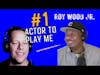 Which Award Winning Actor would play Roy Wood Jr in a movie