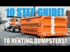 Your 10 STEP GUIDE to getting started in dumpster rentals!