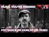 Foy Vance on Fans Of His Music