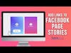 Add Clickable Links to Facebook Page Stories from Desktop