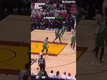 Robert Williams had a bad tummy during Game 7 between the Boston Celtics and the Miami Heat